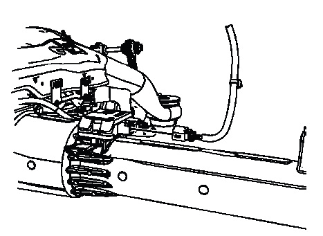 Electronic clutch control module connector disconnected from torque tube