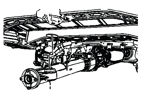 Torque tube lifted into installed position