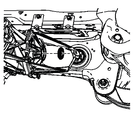 Buick Enclave rear wheel drive shaft seal positioned for installation