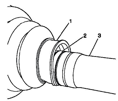 Wheel drive shaft boot groove location for proper seating