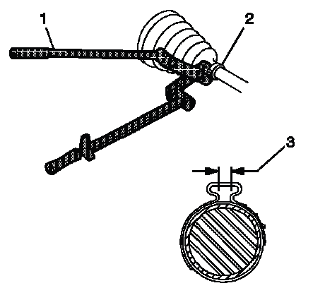 Buick Enclave clamp tightening setup with pliers, breaker bar, ratchet, and gap measurement