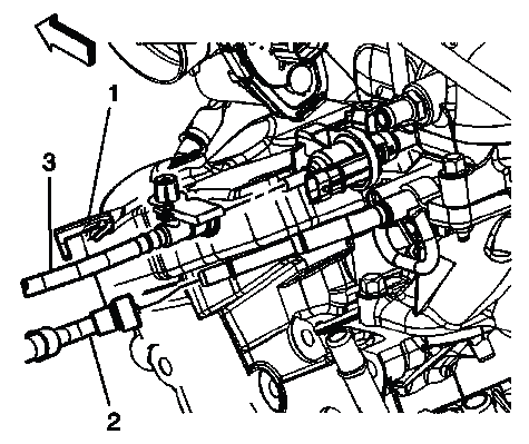 Power steering reservoir inlet hose and clamp connection point
