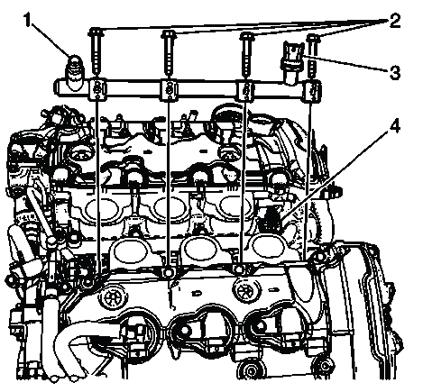 Power steering gear inlet hose and pump fitting location