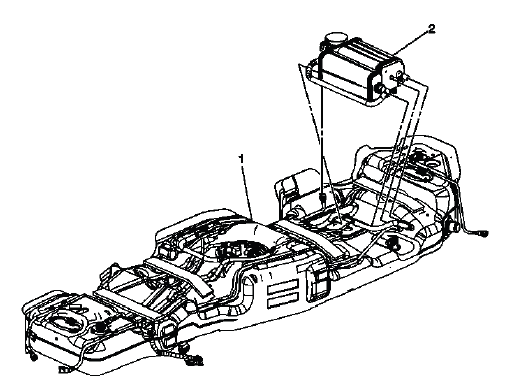 Buick Enclave power steering gear inlet hose and pump fitting location