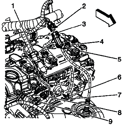 Power steering gear inlet hose retaining plate bolt and pipe clip location