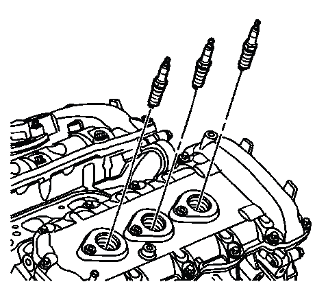 Buick Enclave front frame mounting bolts identification