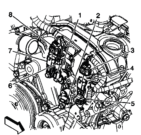 Buick Enclave right side steering gear mounting bolts location