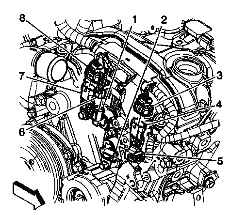 Power steering gear inlet hose retaining plate bolt installation point