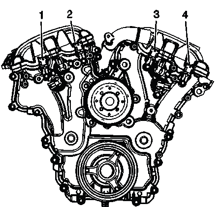 Front frame mounting bolts identification for power steering gear installation