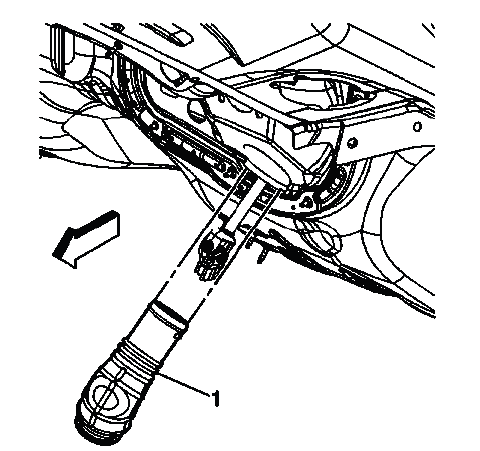 Intermediate steering shaft boot removal and location