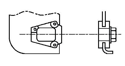Steering column bracket capsule inspection points