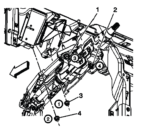 Steering column mounting nuts and bolts installation sequence