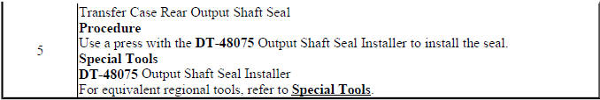 Rear output shaft housing assembly continuation with seal and bearing details