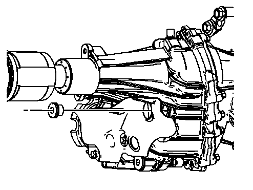 Getrag 790 transfer case fill plug removal point