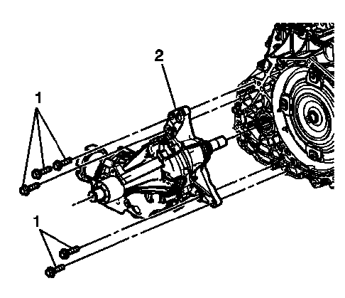 Transfer case bolts and housing location for Getrag 790 removal