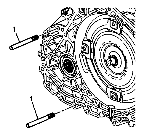 Fabricated guide pins for transfer case alignment during installation