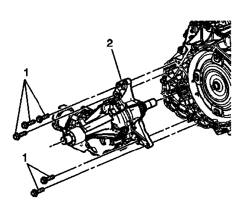 Transfer case bolts and housing position for Getrag 790 removal