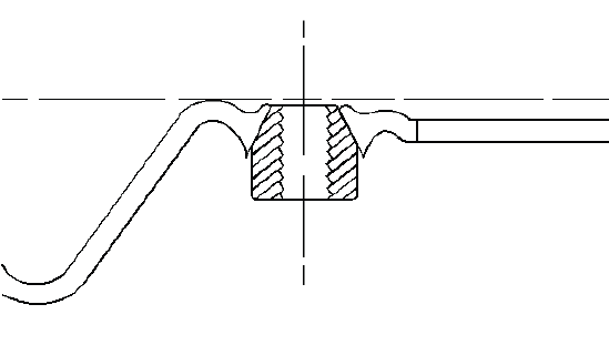 Wheel nut holes and bosses inspected for over-torque damage
