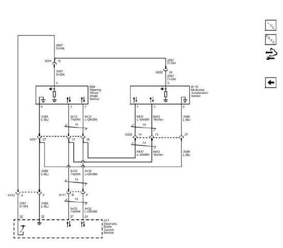 Stability control wiring schematic for ABS and traction control system