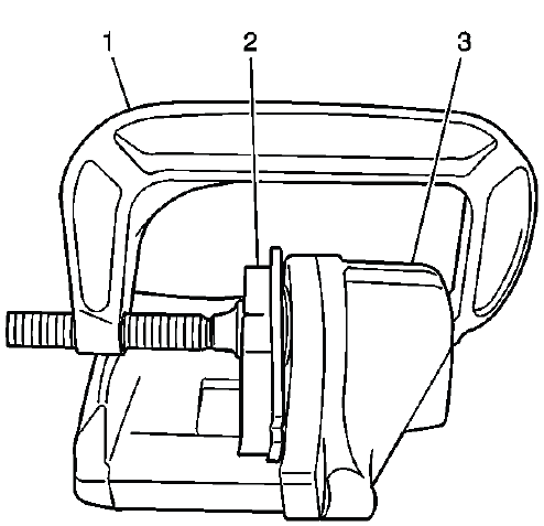 Buick Enclave caliper piston compression during disc brake inspection