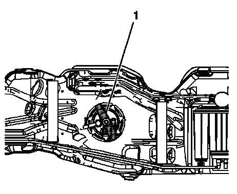 Power steering gear disassembled view showing internal steering gear components