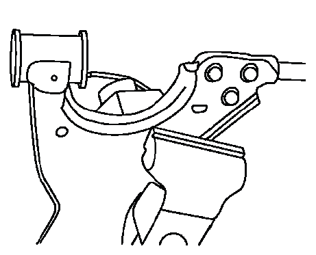 Buick Enclave lower control arm secured in soft jawed vise