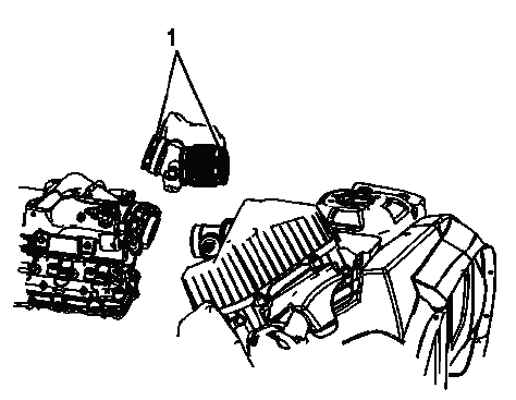 Buick Enclave front stabilizer shaft link location