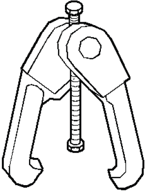 J 8001 dial indicator for suspension lash measurement